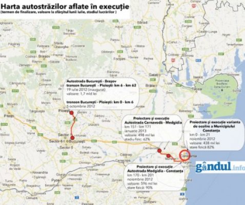 Varianta de ocolire a municipiului Constanţa va fi gata în noiembrie